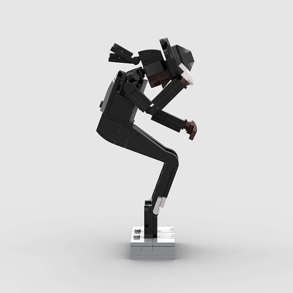 M Jacka Glat Pose Byggeklods Figur Hip Hop Gave Merch til Fødselsdag DIY Mursten Legetøj MOC