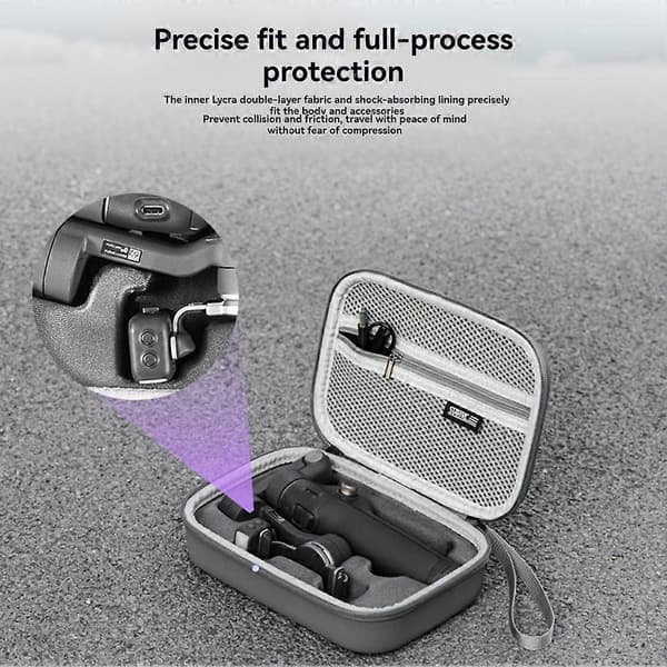 STARTRC Carrying Case for DJI Osmo OM 7 and OM 7P, Portable Protective Bag with Accessory Compartment