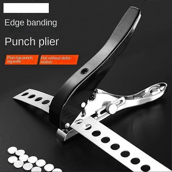 2 Pcs Woodworking Tools Pliers Short Hole Punch Kit Paper Screw Cap with Countersink Drill 2.8mm Adjustable