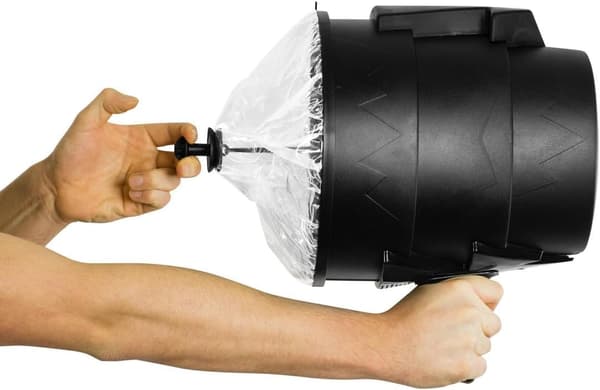 Luftkanon-legetøj til voksne, håndholdt enkelt-skuds luftkanon-blaster, sort, one size One Size Black