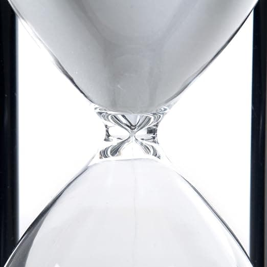 Hvit sand 60 minutter tre sandklokke, timeglass sandtimer