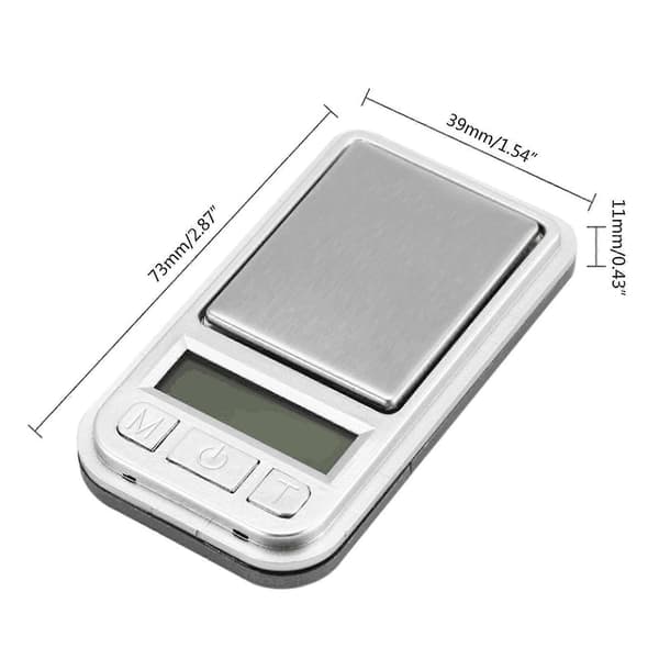 Fickvåg Mini Elektronisk Digital Gram Vikt Balans 200g/0.01g -Yx
