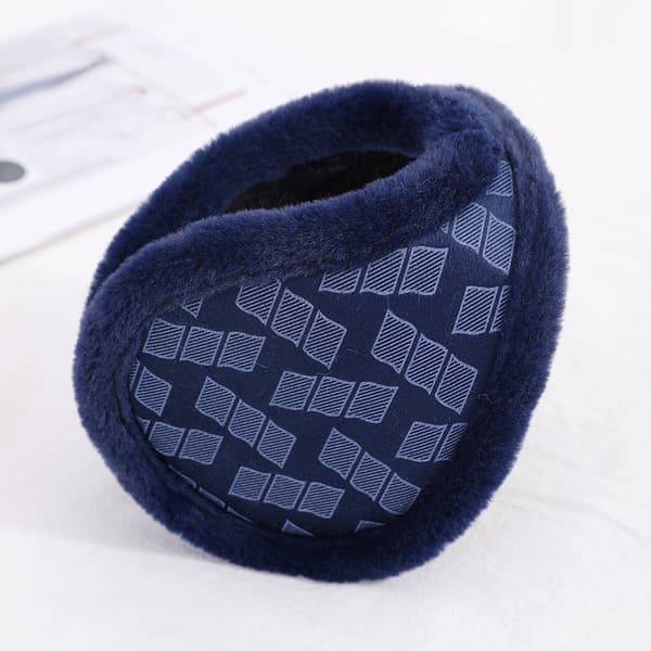 4 stk ørevarmere for menn og kvinner Klassiske fleece unisex vintervarme øremuffer (Dekor)