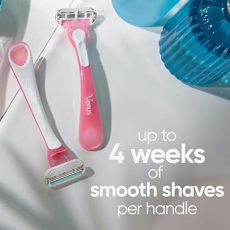 Gillette Venus Sensitive Engångsrakhyvlar för kvinnor - Enkel förpackning med 3 rakhyvlar 3pcs