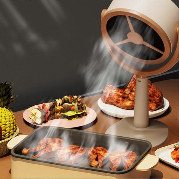 Portable Kitchen Hood with Efficient Filtration, USB-Powered Low-Noise Range Hood