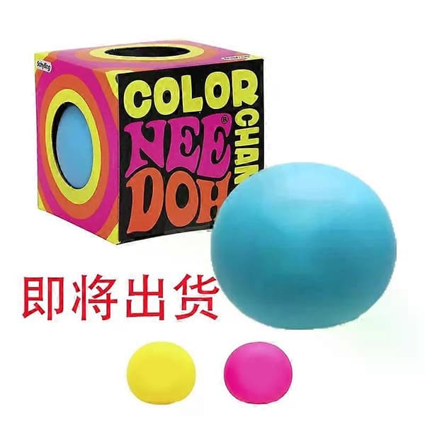 Squeeze Attack Ball, Stressavlastande klämleksaker för barn, tonåringar och vuxna, kläm- och stretchfestpresenter B B