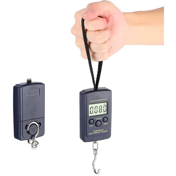 Multifunctional 40kg Precision Electronic Scale, Hanging Digital Scale, Luggage Scale, Portable LCD Scale
