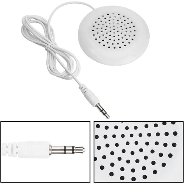 Kuddehögtalare, bärbar högtalare för under kudden med stereo