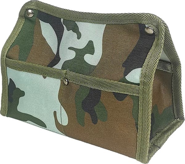 Tissue Box, Outdoor Camping Canvas Storage Box, Home Desktop Fabric, Waterproof, Multifunctional, Large Capacity, Tissue Storage Box (Camouflage)
