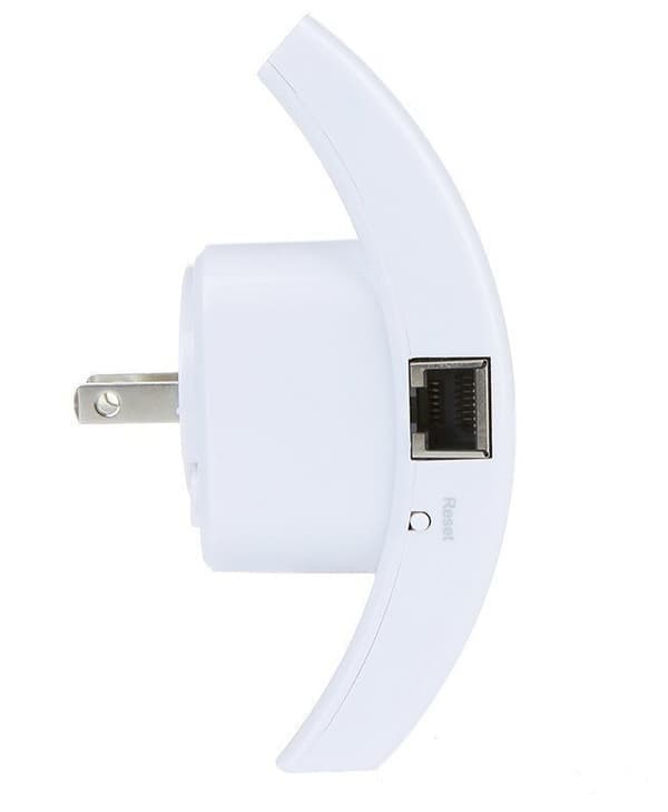 Wifi Repeater, Kraftfuld Wifi-forstærker, Extender N300, Signalforstærker, 1 Ethernet-port, Dækker op til 200