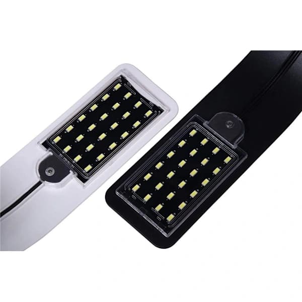 Akvarielampe LED hvitt og blått lys nano-klemmebelysning,-XIN[co]