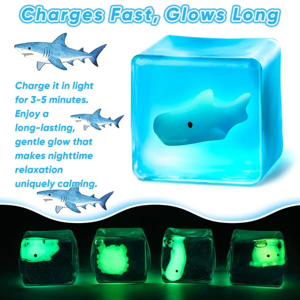 Isterning Stressbold, Haj Langsomt Stigende Squishy Sensorisk Fidget-legetøj til Børn Sharks