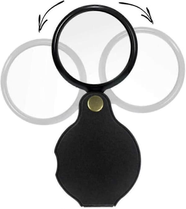 Lup, 70 mm 10x Mini Sammenfoldelig Lup Med Rotation