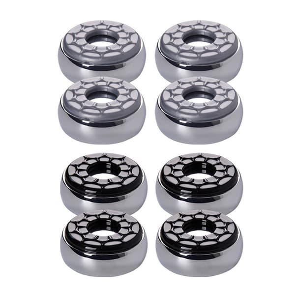 Shuffleboard-pucke 58 mm (2-5/16\"), sæt med 8, professionelt glatglidende rustfrit stål til hjemmeunderholdning og konkurrence