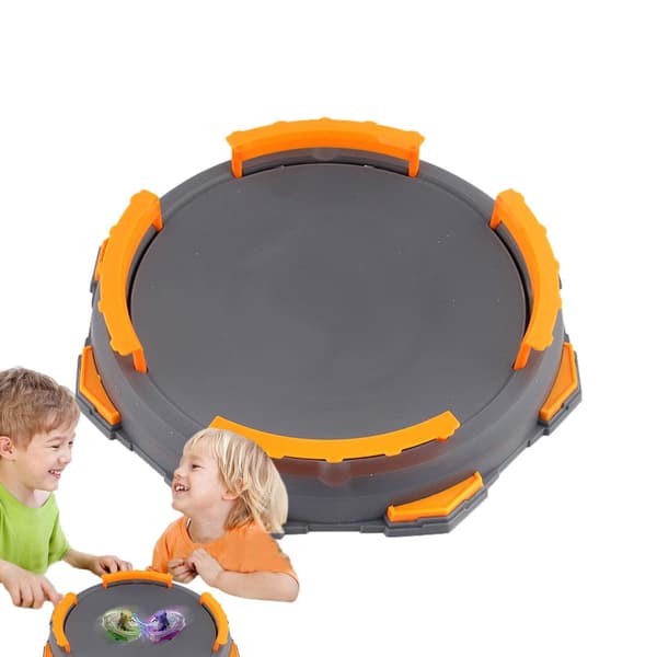 Burst Gyro Disk – ABS, Tops Stadium, kampspilsæt | Perfekt til fleksibel Bey-duel, Top Fighting-brug Rund Grå Round Gray
