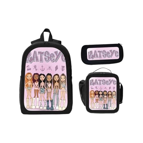 DPKLAD Katseye Ryggsäck Katseye Merch Campusväska Korea Pop Ryggsäck för Fans Lättviktsresor Nya Terminspresenter（04-E） 04-e 04-e