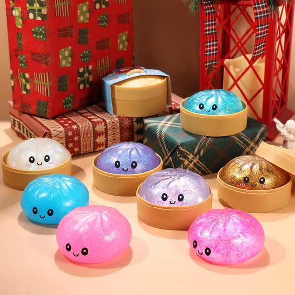 Glitter Sugar Squishy Fidget-leksaker, virala klämleksaker för tonåringar och vuxna Sugar - Blå Sugar- Blue