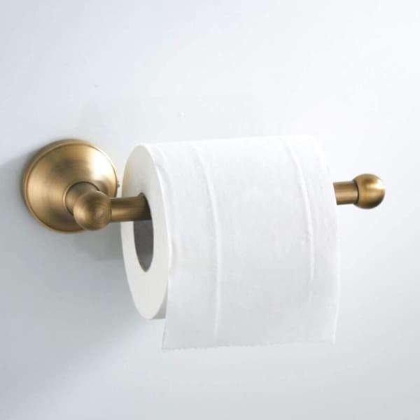 WC-paperiteline ilman kantta, antiikkimessinkiä, seinäkiinnitys -FX-