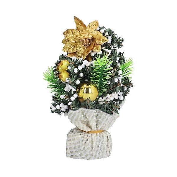 Miniature Kunstig Juletræ Innovativ DIY Skrivebordslampe