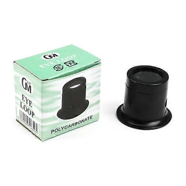 Monokulært forstørrelsesglas 15X Lup Reparation Sort