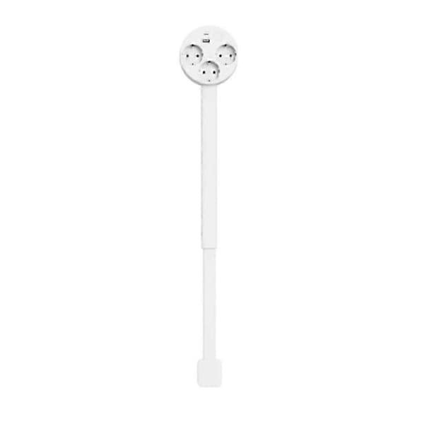 Electric Wall Plug Rotates Electric Socket Extender Adjustable Length Power Outlet Extender Power Socket EU Plug