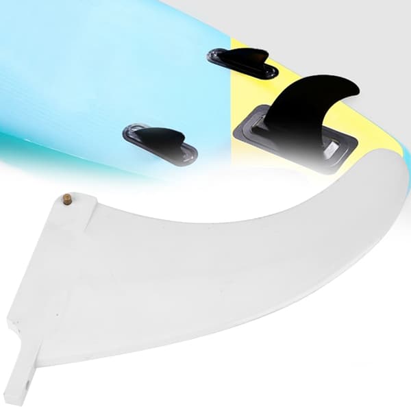 Portable Nylon Surfboard Fin Replacement 6.5 Inch White