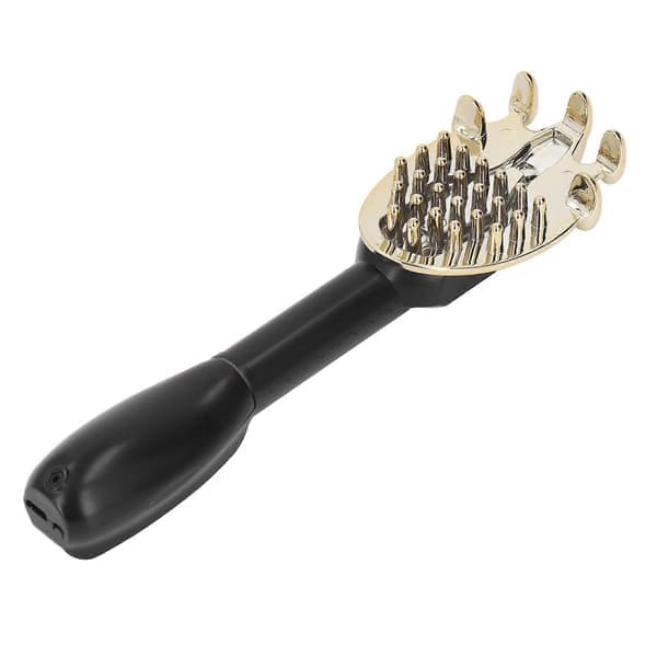 Electric Back Scratcher, 45 cm Extendable Effective Itch Relief Back Body Scratching Massage Tool for Home Travel Black