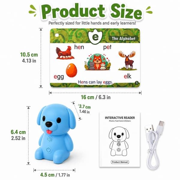 Interactive Reading Dinosaur, Dino Reading Pen with 73 Talking Flashcards, Talking Learning Toy for Preschool, Kindergarten, Homeschooling, Phonics 1pc 1pc