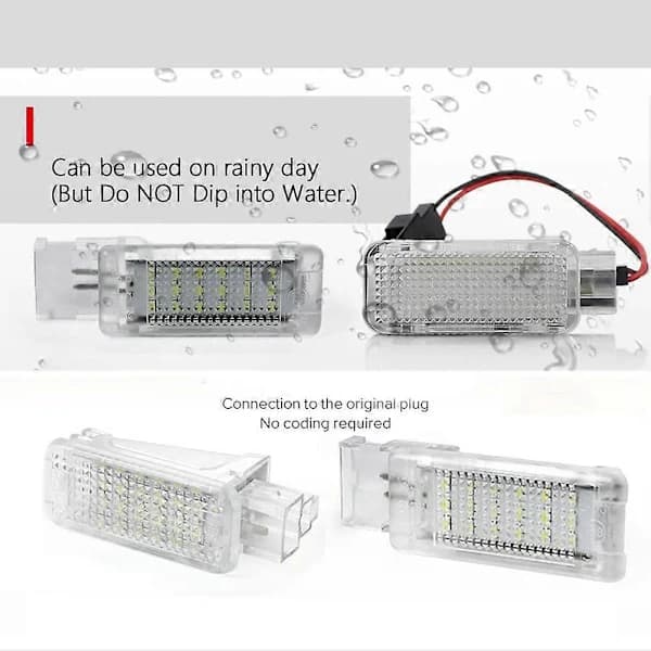 Footwell and Trunk Lighting for A4 A6 C6 C7 R8 TT Q5 Q3 A8