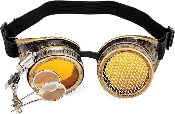 Steampunk Goggles Rave Briller Cosplay Goggles Steampunk