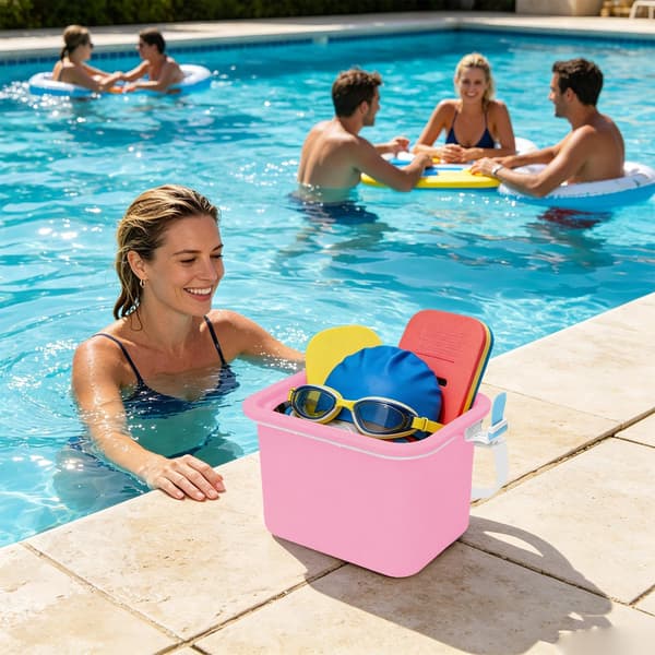 Sommer-silikonehåndtaske til kvinder, Jelly Bag Vandtæt mulepose Pink Pink