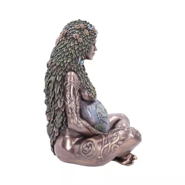 Millennial Gaia Statue Moder Jord Gudinne Kunst Statue Påskegave