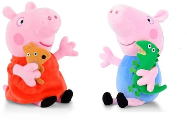 Peppa Pig - Pehmo sisaruspari (2 kpl) Monivärinen - Perfect-FY-