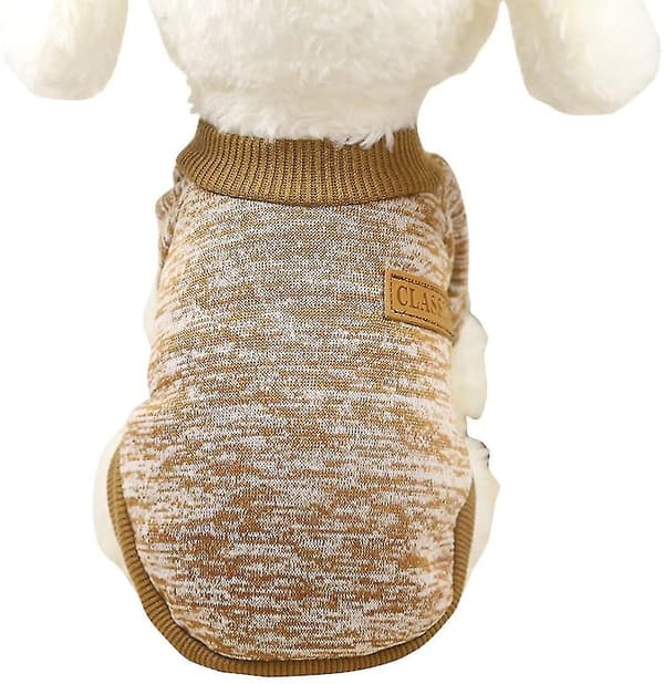 Dog Clothes Dog Sweater (x-large, Khaki) 20.08in*14.96in
