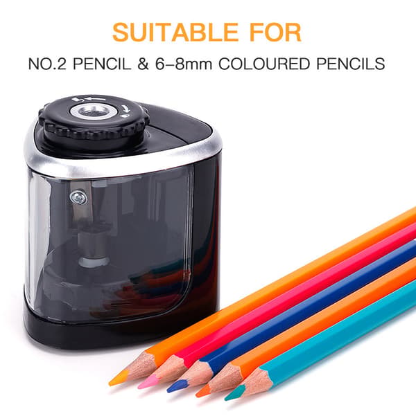 Electric Pencil Sharpener, Fully Automatic Student Pencil Sharpener, Automatic Desktop Pencil Sharpener, Office Supplies, School Supplies