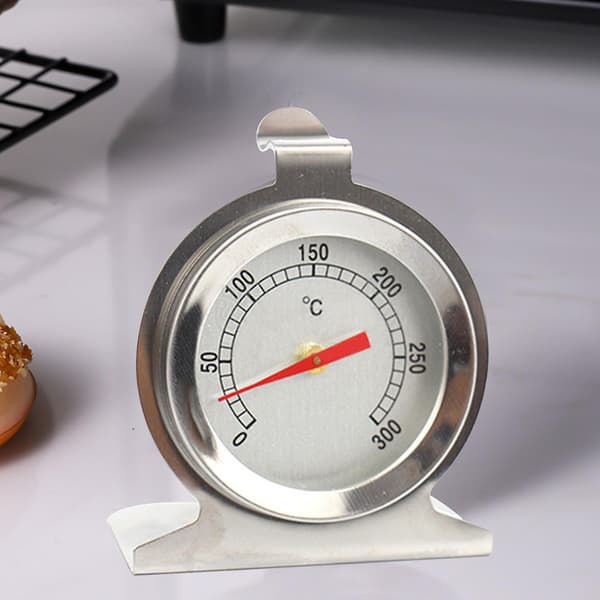 BBQ Termometer Måler Lettlest Lang Holdbarhet Rustfritt Stål Rask Respons Grilltemperatur