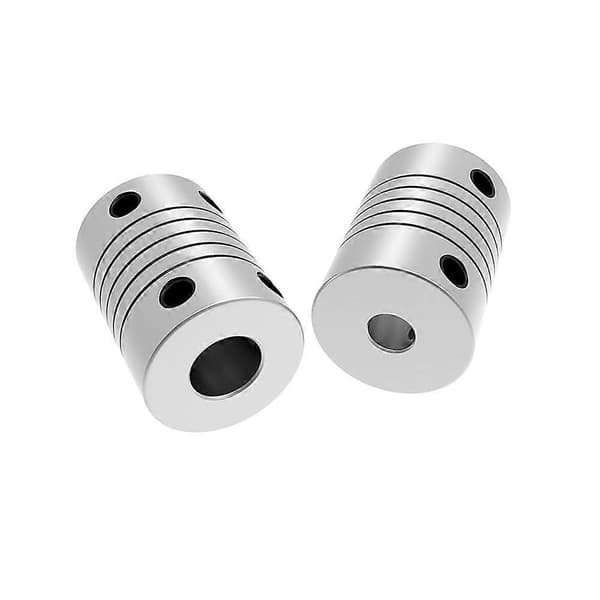 5 stk 3D-printer aluminiumslegering fleksibel akselkobling 5 mm til 8 mm, stepmotor fleksibel akselkobling