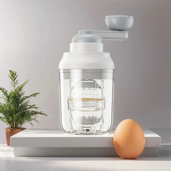 Egg Puller Golden Egg Maker Portable Handheld Multifunctional Golden Egg Making Tool Egg Yolk Shaker