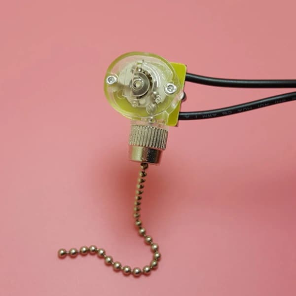 JX42B 250V DIY Vegglampe Glidelås Ledningskontrollbryter for Takviftelampe