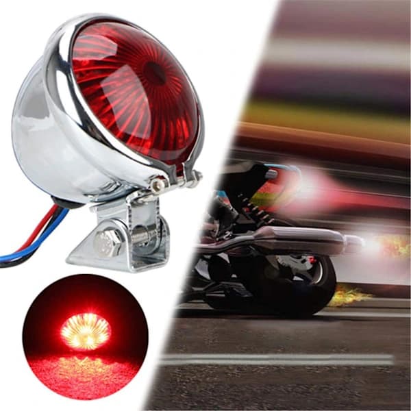 12V Motorcykel LED Baglygte Bremselys Tilbehør til de fleste motorcykler