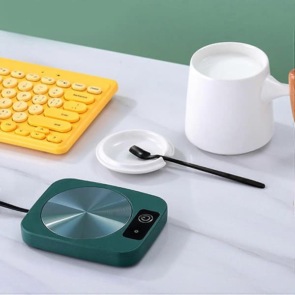 Coffee Mug Warmer with Adjustable Temperature Control, Large Heating Plate for Desk Tea, Milk, Chocolate