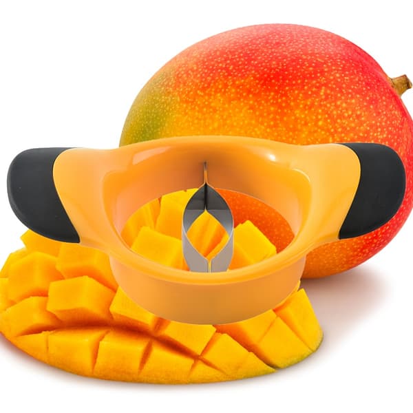 Multifunksjonell Fruktskjærer i Rustfritt Stål, Mango Eple Deler, Kjøkkenutstyr og Lite Apparat