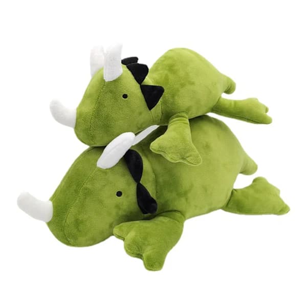 Triceratops Dinosaur Plush Toy Cute Soft Pillow for Sleep and Decor