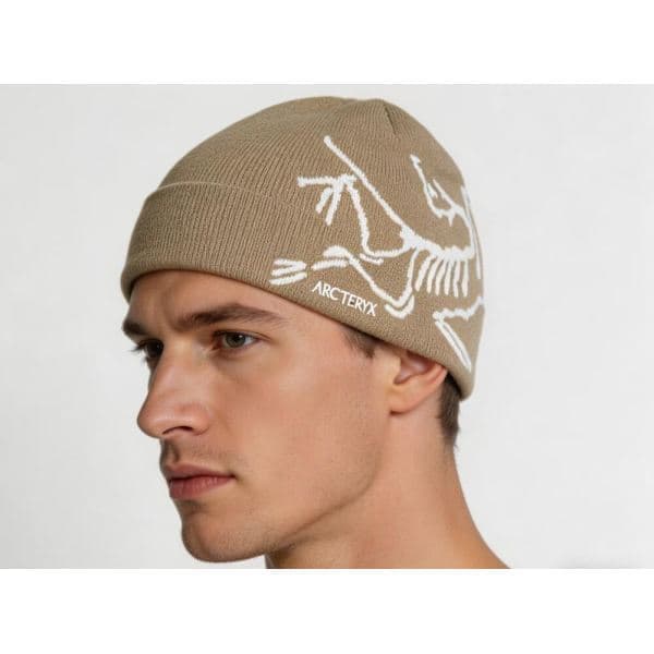 Arc'teryx Bird Head Toque Mössa Khaki Merinoull Stickad Vintermössa Unisex Khaki khaki khaki
