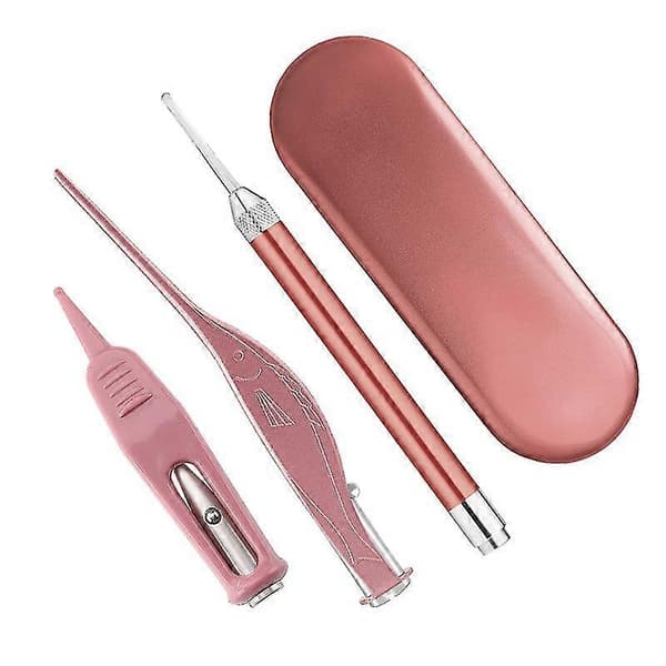 Luminous Ear Spoon Set 3-piece Set Ear Digging Ear Cleaning Children Ear Digging Ear Spoon Ear Cleaner