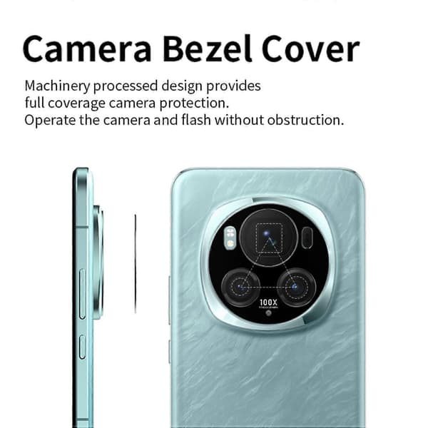 KALEBOL KLB-LPC005 For Honor Magic6 Pro 5G Hollow Lens Protector Aluminum Alloy Phone Camera Frame