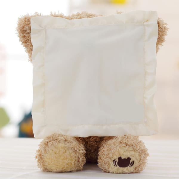 Peek-a-boo Bear - Personalized Animated Plush Bear - Interactive Baby 100% New