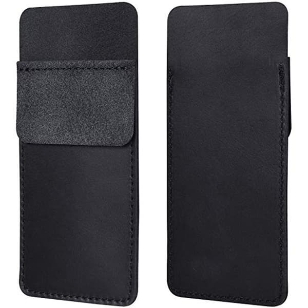 2-pack Leather Case for Protecting Pens, Pencils, Shirts, Lab Coats, Pants - Multi-function Pockets for Pens, Stylus, Pencils