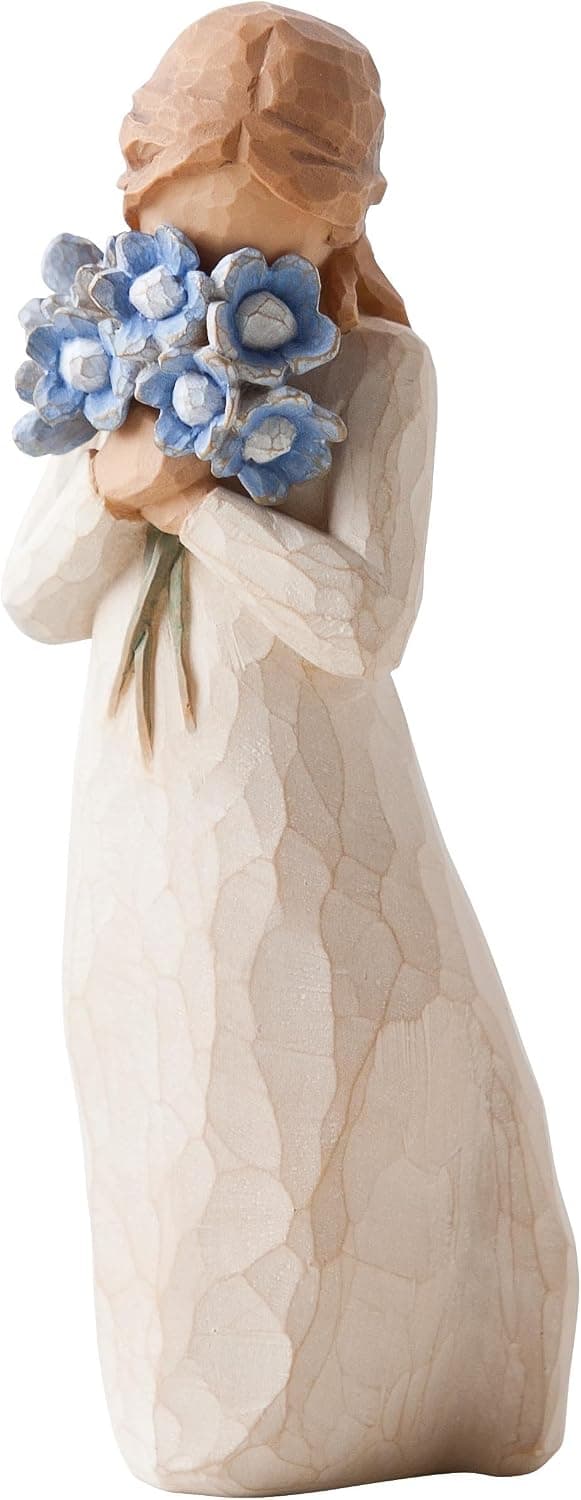 Imitation træskærerdekorationer Figur Buketdesign karaktermodellering (Stil J)