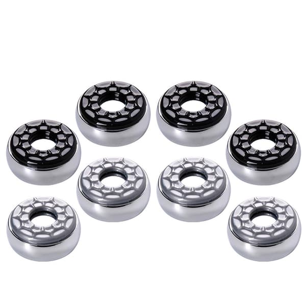 Shuffleboard-pucke 58 mm (2-5/16\"), sæt med 8, professionelt glatglidende rustfrit stål til hjemmeunderholdning og konkurrence